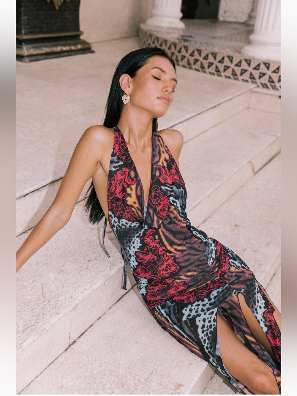 Indah Jlo gown in Makoa